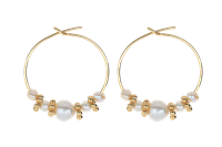 Earrings Ishwara Woman in Silver Perla ORUN1 - ORUN1